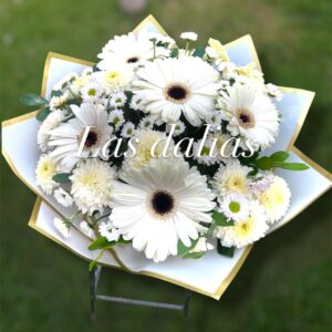 RAMO GERBERAS BLANCO
